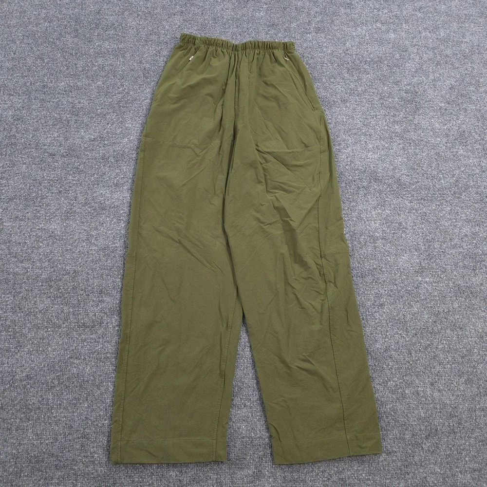 Lululemon Pants‎ Womens 2 Green Lightweight Barrel Leg Cropped Performance Gym